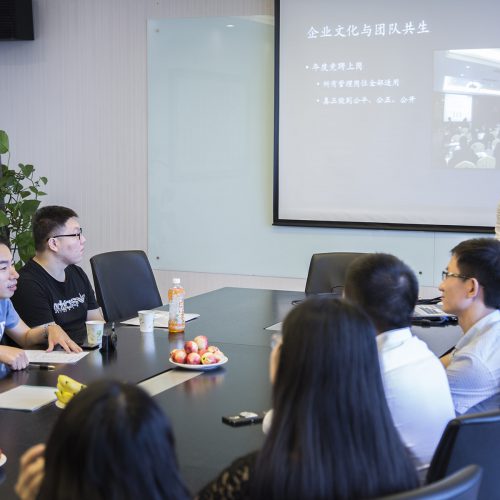 西北大学师生参观稻田集团总部